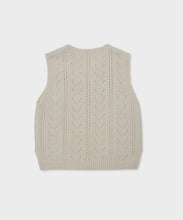 Load image into Gallery viewer, Dahlia Knit Vest-Ivory