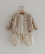 Load image into Gallery viewer, Baby Rochella Knit Cardigan-Beige