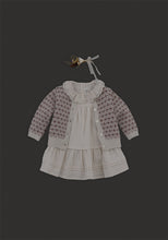 Load image into Gallery viewer, Baby Pletche Knit Cardigan Vintage Pink
