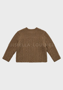 Benjamin Knit Cardigan Light Brown
