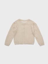 Load image into Gallery viewer, Stern Knit Cardigan Light Beige
