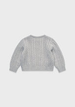 Load image into Gallery viewer, Baby Obrine Knit Cardigan Pale Blue

