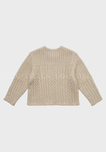 Benjamin Knit Cardigan Light Beige