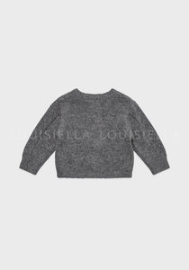 Baby Abbie Knit Cardigan Gray