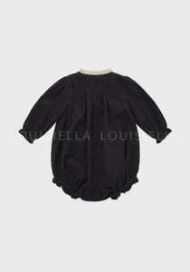 Baby Noir Corduroy Romper