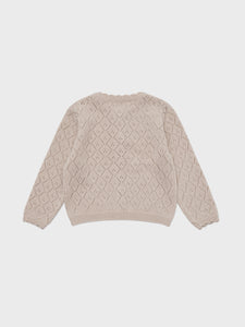 Perry Knit Cardigan Beige