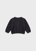 Load image into Gallery viewer, Baby Terrine Knit Cardigan Charcoal
