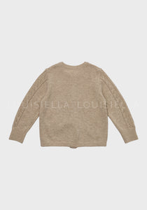 Abbie Knit Cardigan Beige