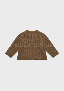 Baby Benjamin Knit Cardigan Light Brown