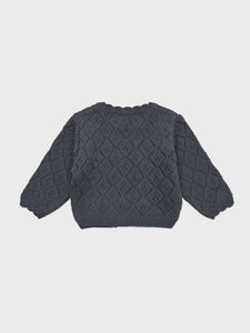 Baby Perry Knit Cardigan Navy