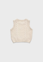 Load image into Gallery viewer, Secia Knit Vest Pale Beige
