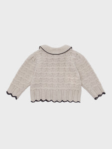 Baby Bretta Knit Cardigan Light Beige