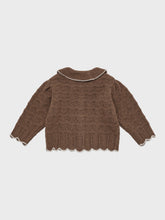 Load image into Gallery viewer, Baby Bretta Knit Cardigan Brown
