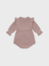 Load image into Gallery viewer, Baby Lena Knit Romper Indie Pink

