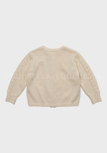 Abbie Knit Cardigan Ivory