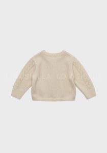 Baby Abbie Knit Cardigan Ivory
