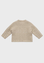 Load image into Gallery viewer, Baby Benjamin Knit Cardigan Light Beige
