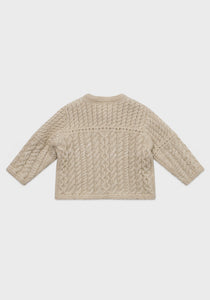 Baby Benjamin Knit Cardigan Light Beige