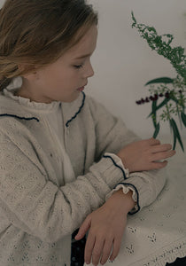 Bretta Knit Cardigan Light Beige