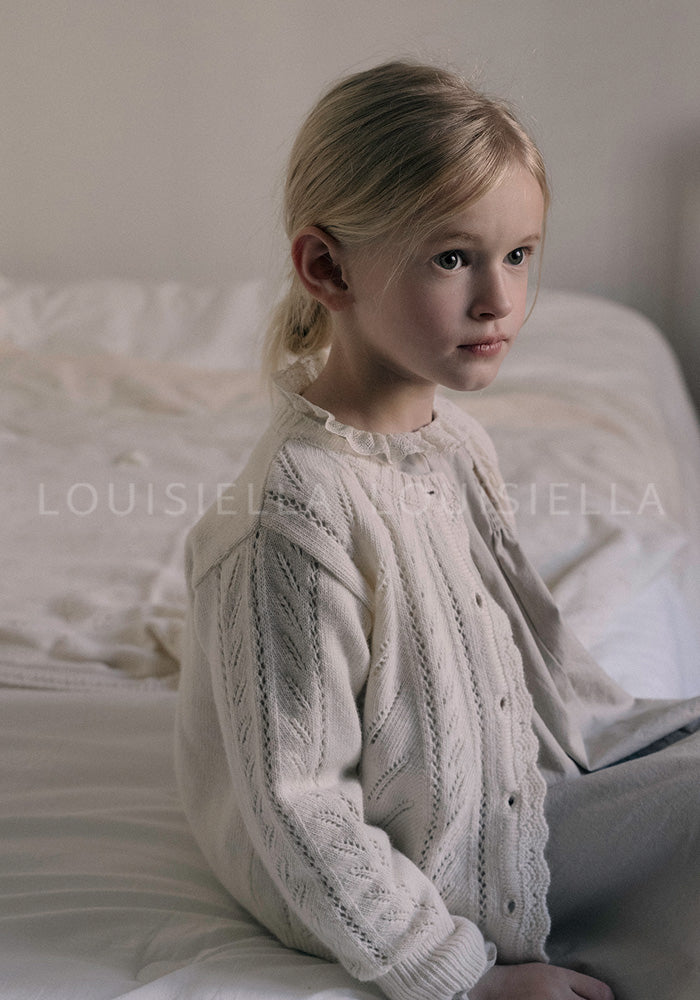 Abbie Knit Cardigan Ivory