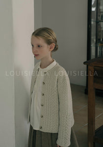 Benjamin Knit Cardigan Light Beige
