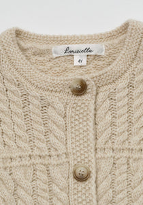 Benjamin Knit Cardigan Light Beige