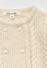 Load image into Gallery viewer, Baby Obrine Knit Cardigan Ivory
