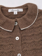Load image into Gallery viewer, Baby Bretta Knit Cardigan Brown
