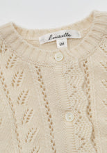 Load image into Gallery viewer, Baby Abbie Knit Cardigan Ivory
