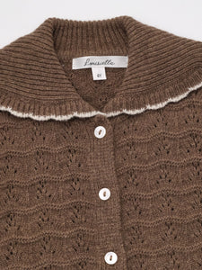 Bretta Knit Cardigan Brown