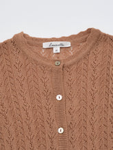 Load image into Gallery viewer, Stern Knit Cardigan Deep Orange
