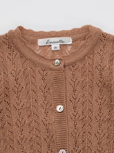 Load image into Gallery viewer, Baby Stern Knit Cardigan Deep Orange
