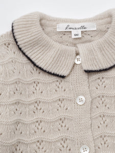 Baby Bretta Knit Cardigan Light Beige