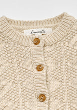 Load image into Gallery viewer, Baby Terrine Knit Cardigan Oatmeal
