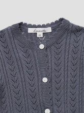 Load image into Gallery viewer, Baby Kelsea Knit Cardigan Deep Blue
