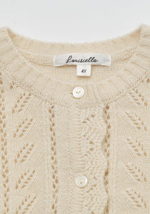 Abbie Knit Cardigan Ivory