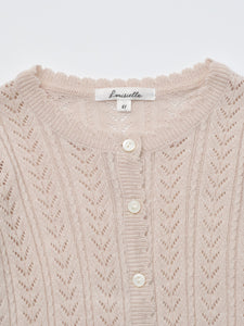 Kelsea Knit Cardigan Light Pink