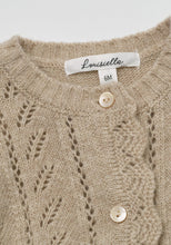Load image into Gallery viewer, Baby Abbie Knit Cardigan Beige
