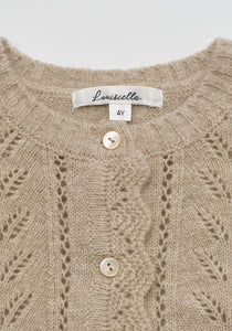 Abbie Knit Cardigan Beige