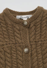 Load image into Gallery viewer, Baby Benjamin Knit Cardigan Light Brown
