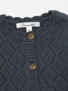 Baby Perry Knit Cardigan Navy