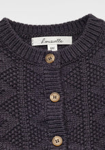 Load image into Gallery viewer, Baby Terrine Knit Cardigan Charcoal
