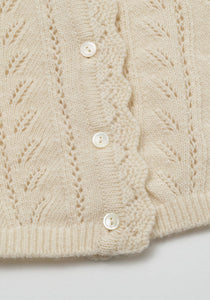 Abbie Knit Cardigan Ivory
