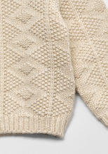 Load image into Gallery viewer, Baby Terrine Knit Cardigan Oatmeal
