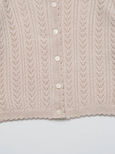 Kelsea Knit Cardigan Light Pink
