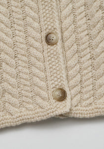 Baby Benjamin Knit Cardigan Light Beige