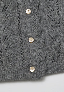 Abbie Knit Cardigan Gray