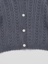 Load image into Gallery viewer, Baby Kelsea Knit Cardigan Deep Blue

