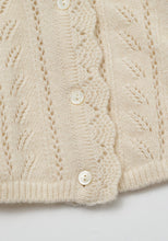 Load image into Gallery viewer, Baby Abbie Knit Cardigan Ivory
