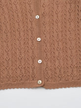 Load image into Gallery viewer, Stern Knit Cardigan Deep Orange
